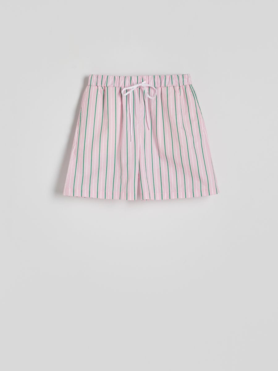 Cotton stripe shorts - multicolor - RESERVED - 5