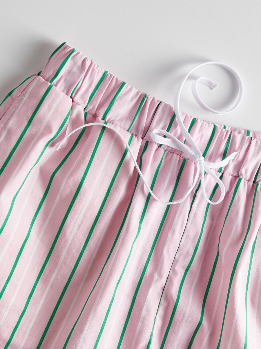 Cotton stripe shorts - multicolor - RESERVED - 6