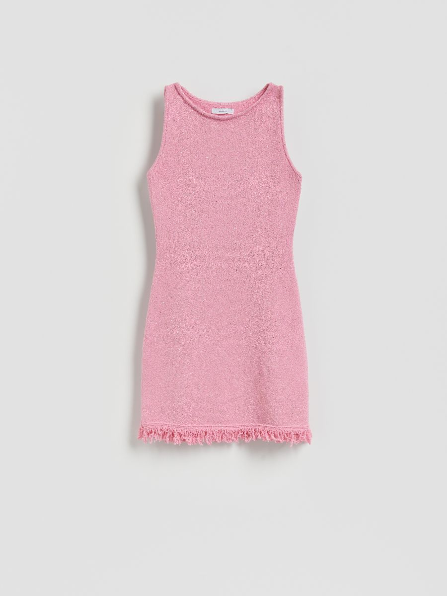 Robe mini scintillante - Rose - RESERVED