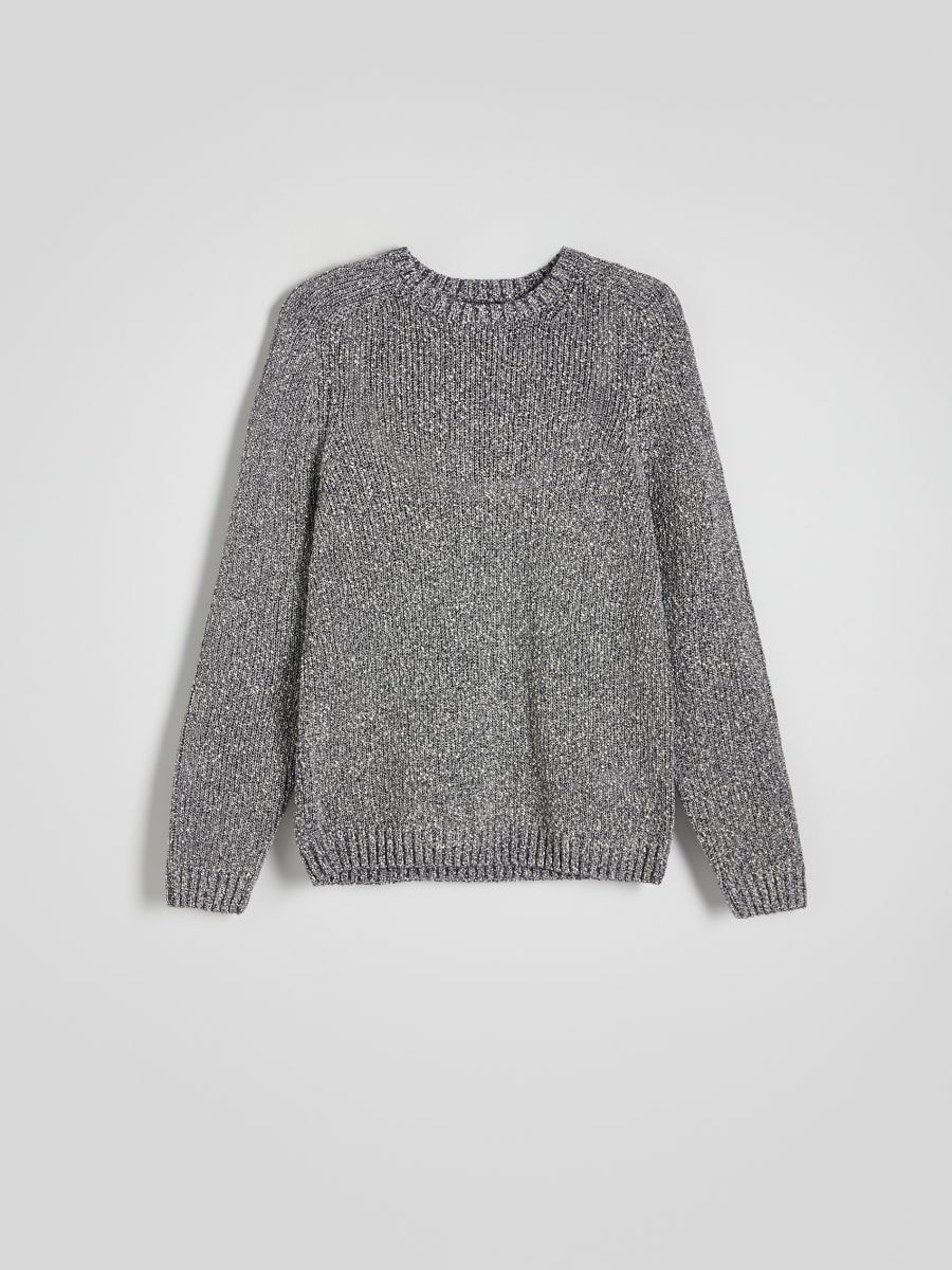 Sweater with raglan sleeves - navy - RESERVED - 5