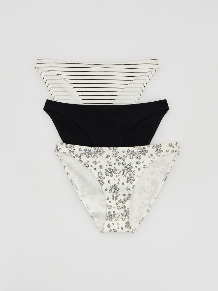 3-pack bikini briefs - cream - RESERVED