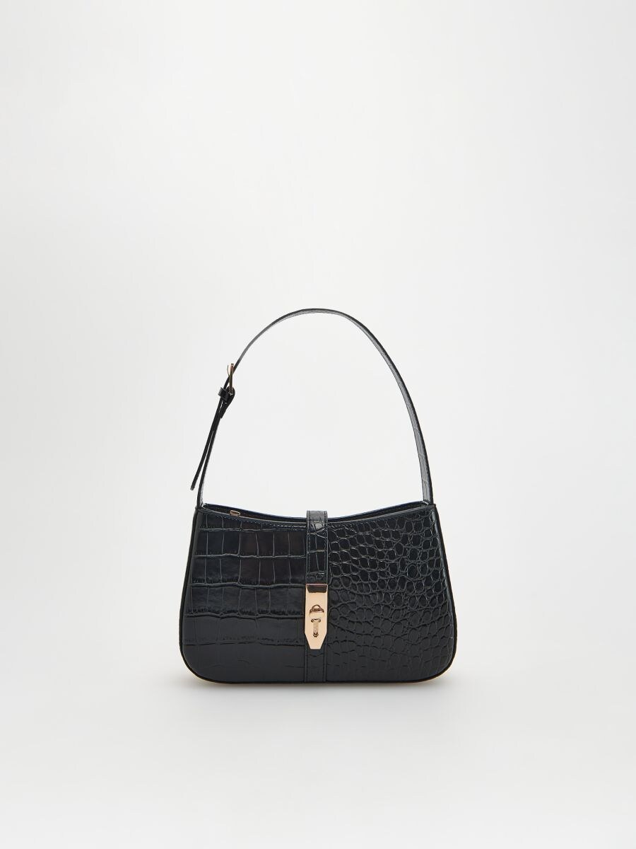 Croc pattern bag - black - RESERVED - 2