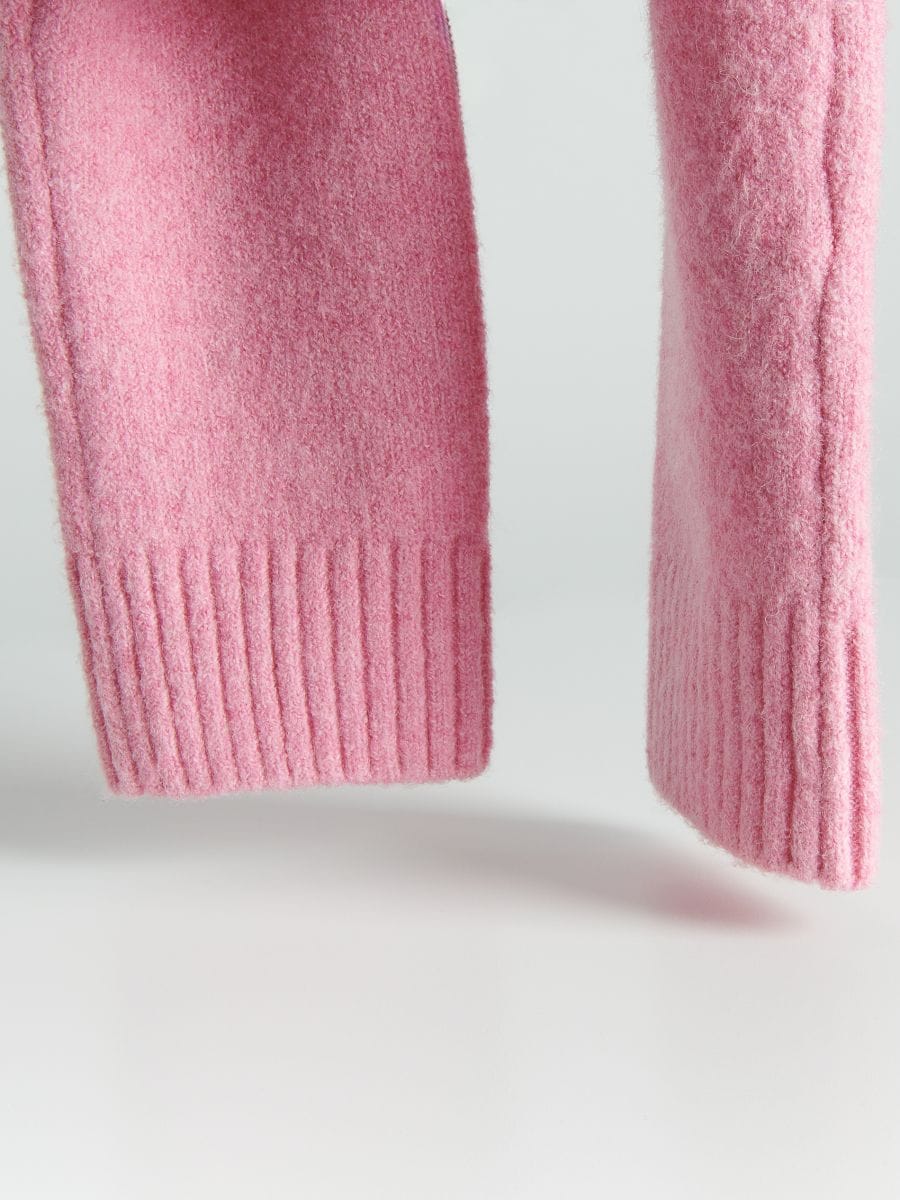 Off shoulder sweater - pink - RESERVED - 5