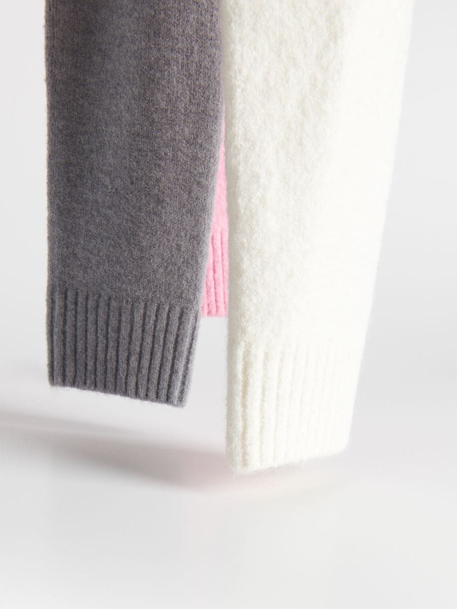Off shoulder sweater - pink - RESERVED - 6