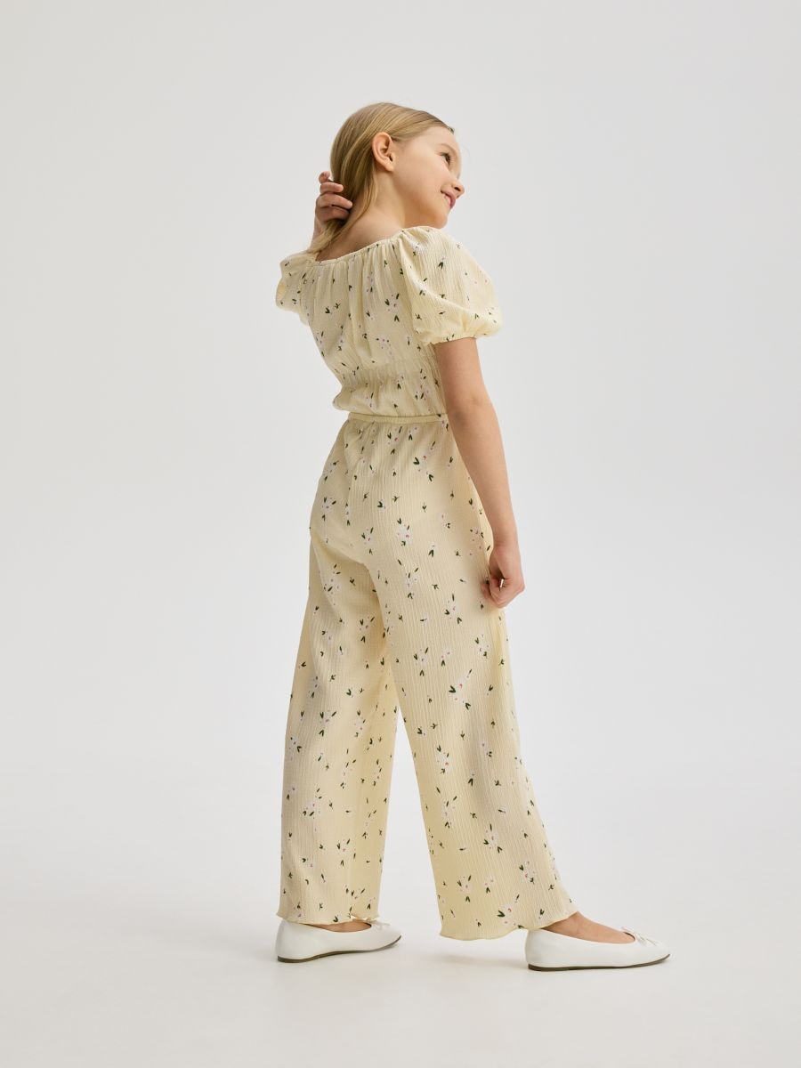 Patterned jumpsuit - light yellow - RESERVED - 5