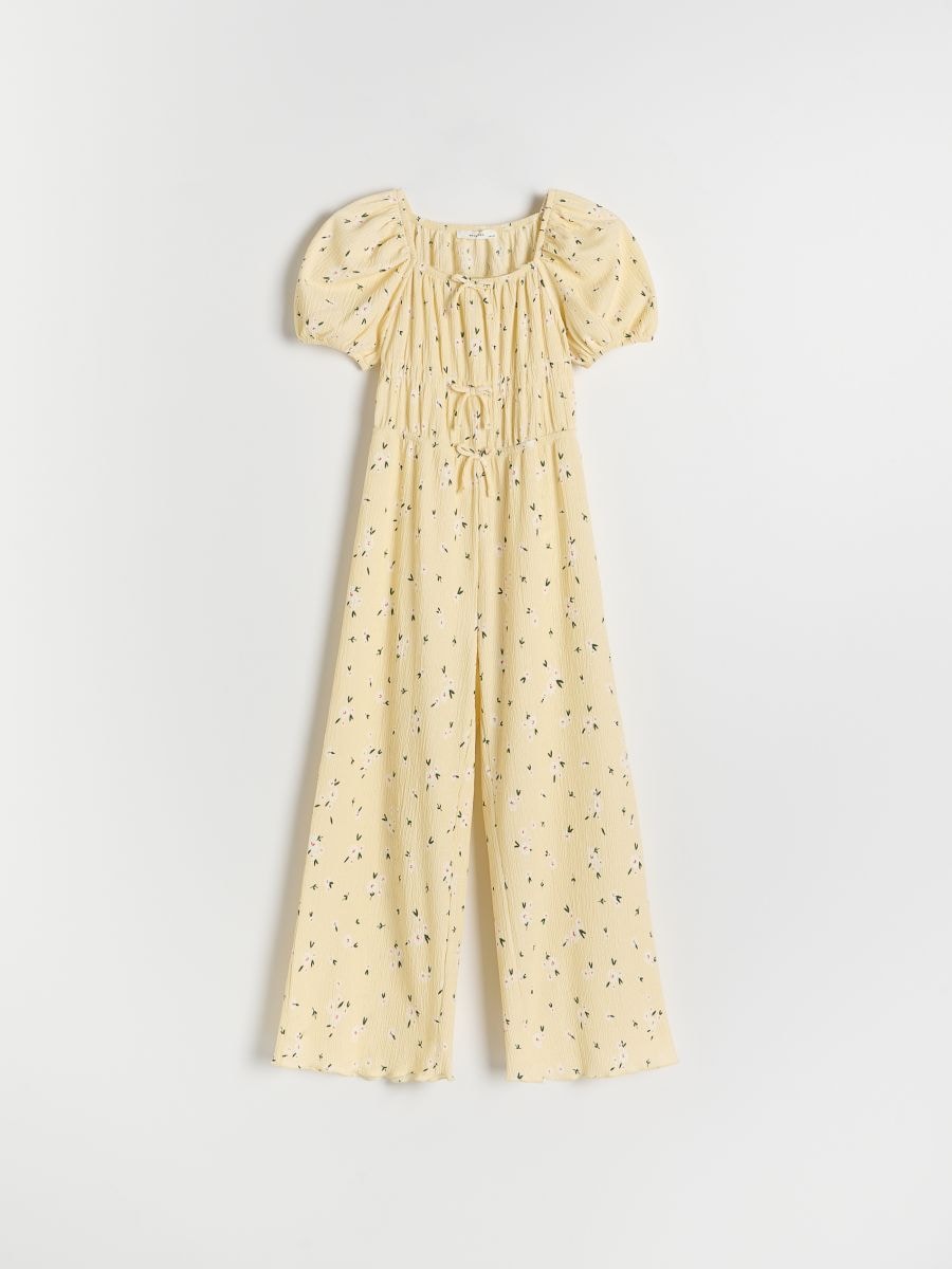 Patterned jumpsuit - light yellow - RESERVED - 2