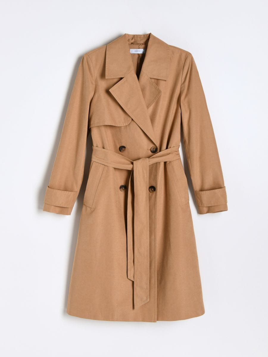 Klasičen plašč - beige - RESERVED - 5
