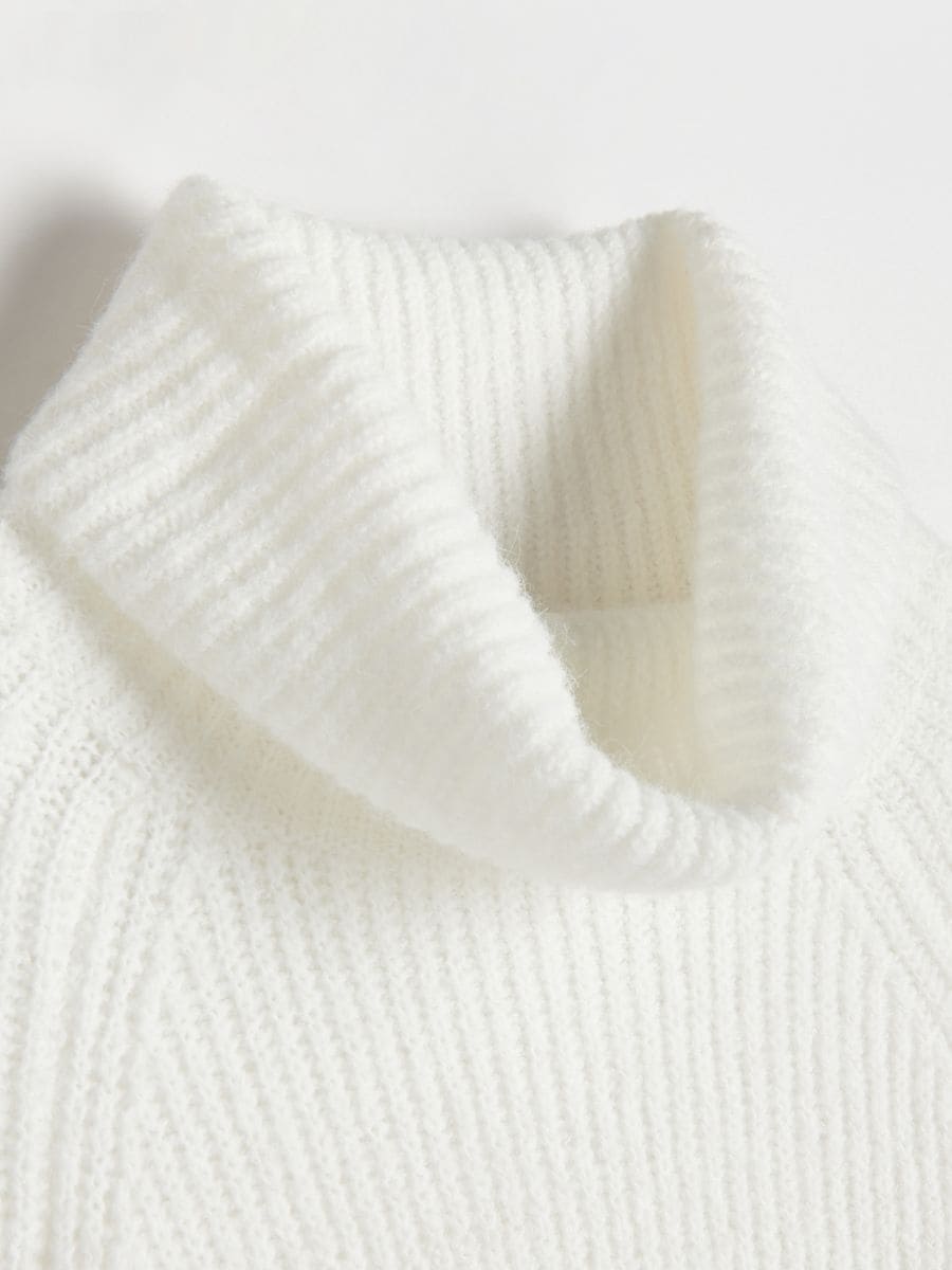 Turtleneck jumper - cream - RESERVED - 2