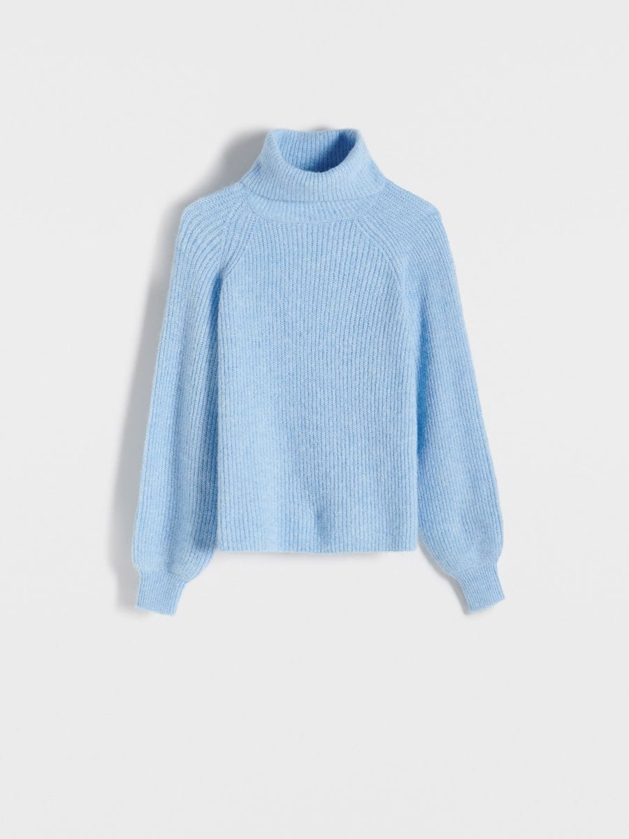 Turtleneck jumper - pale blue - RESERVED - 6