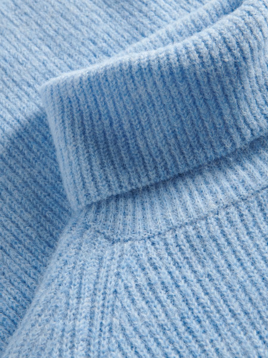 Turtleneck jumper - pale blue - RESERVED - 5