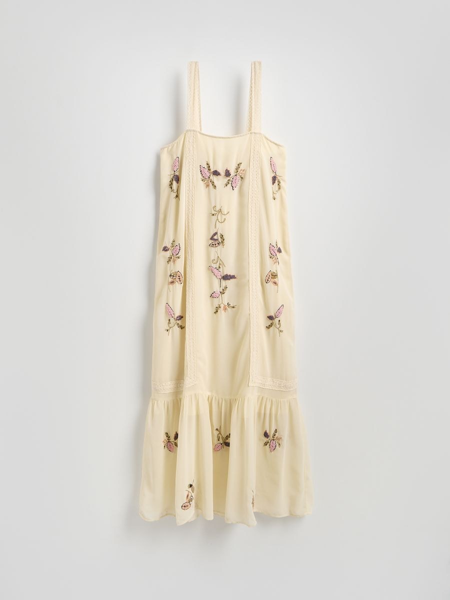 Dress with detailing - multicolor - RESERVED - 5