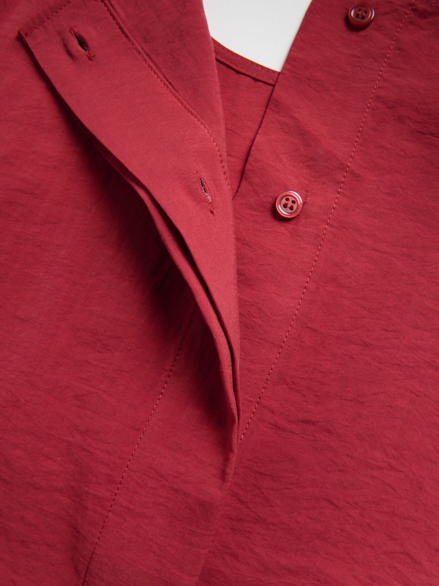 Modal blend plain top - maroon - RESERVED - 6