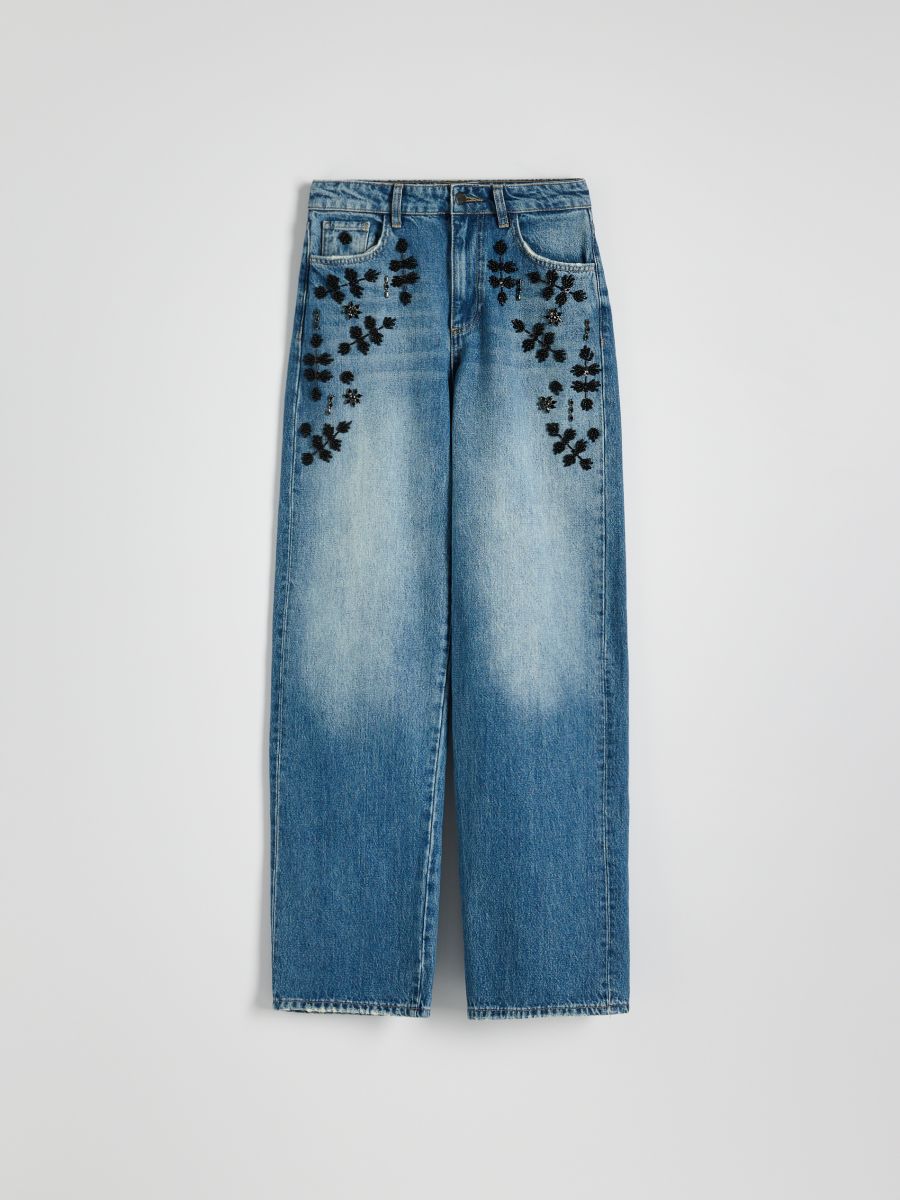 LADIES` JEANS TROUSERS - blå jeans - RESERVED