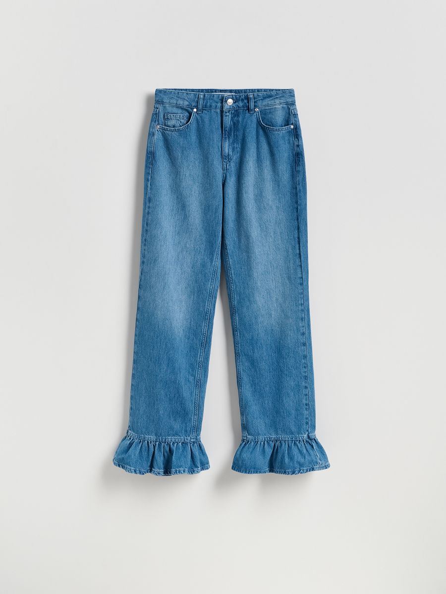 LADIES` JEANS TROUSERS - blue jeans - RESERVED