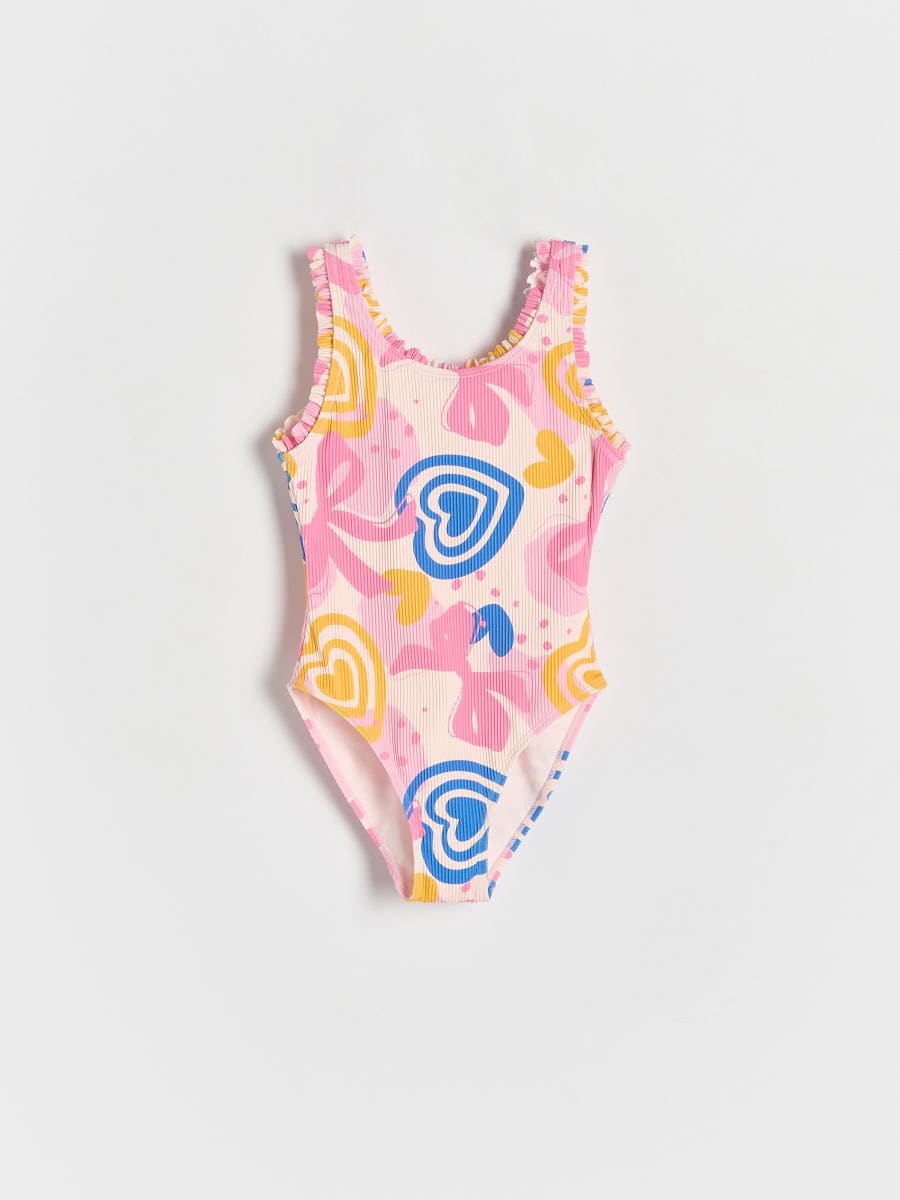 GIRLS` SWIMMING SUIT - ΠΟΛΥΧΡΩΜΟ - RESERVED