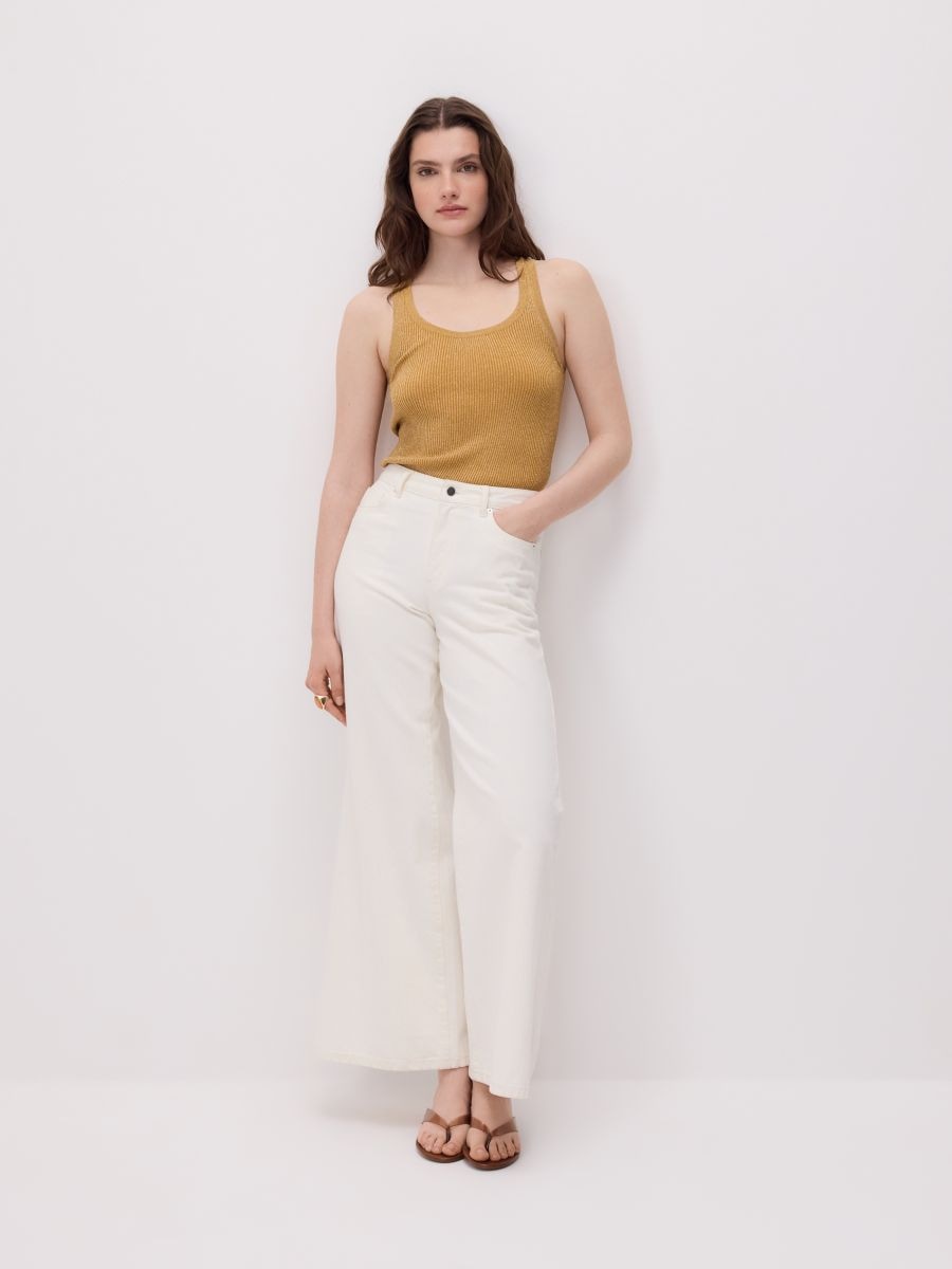 Top with metallic thread - golden - RESERVED - 3