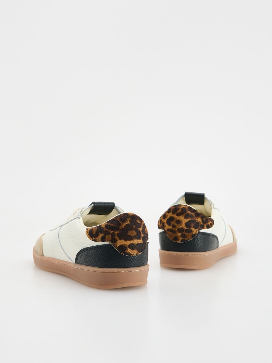 Baskets en cuir majoritaire - Multicolore - RESERVED - 5