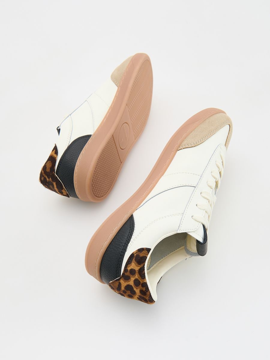 Baskets en cuir majoritaire - Multicolore - RESERVED - 6