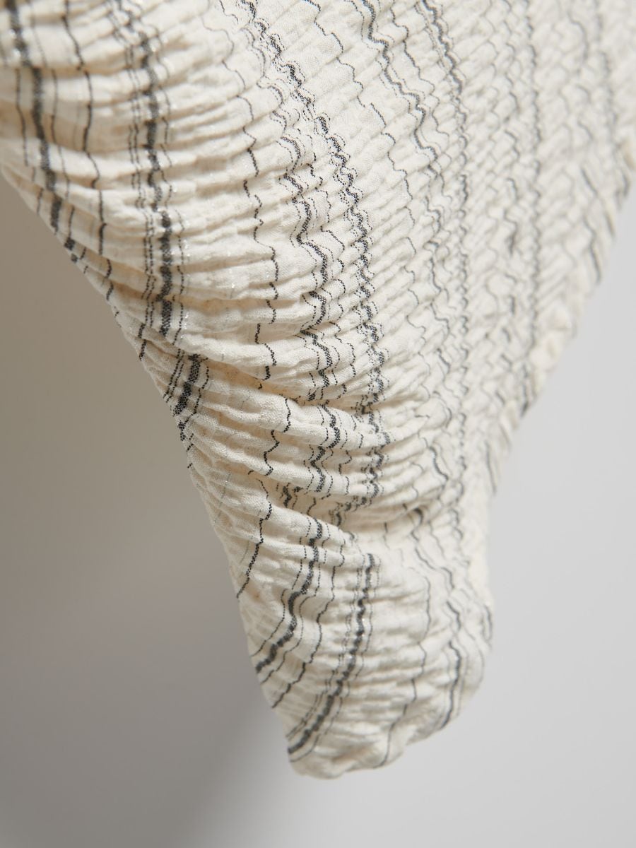 Asymmetric viscose top - beige - RESERVED - 6