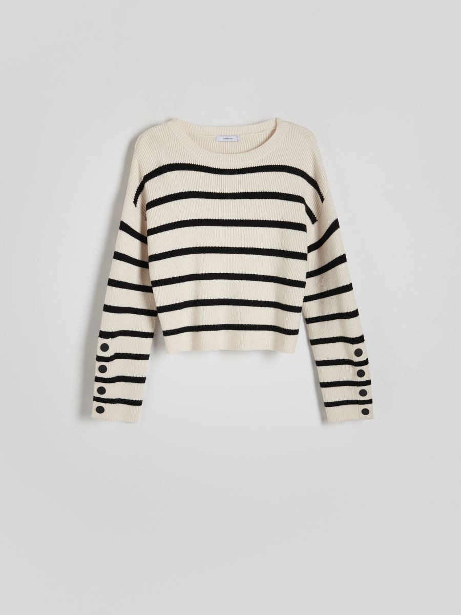 Pull à rayures - Multicolore - RESERVED - 4