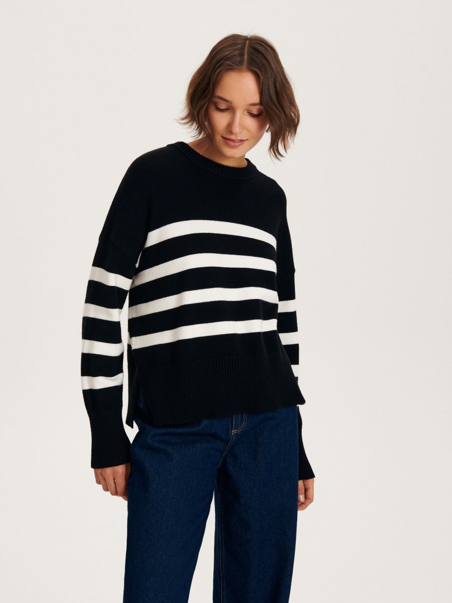 Stripe jumper - black - RESERVED - 3