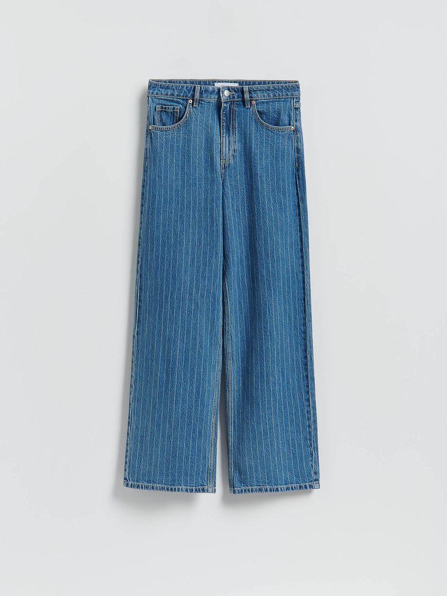 Randiga vida jeans - blå jeans - RESERVED