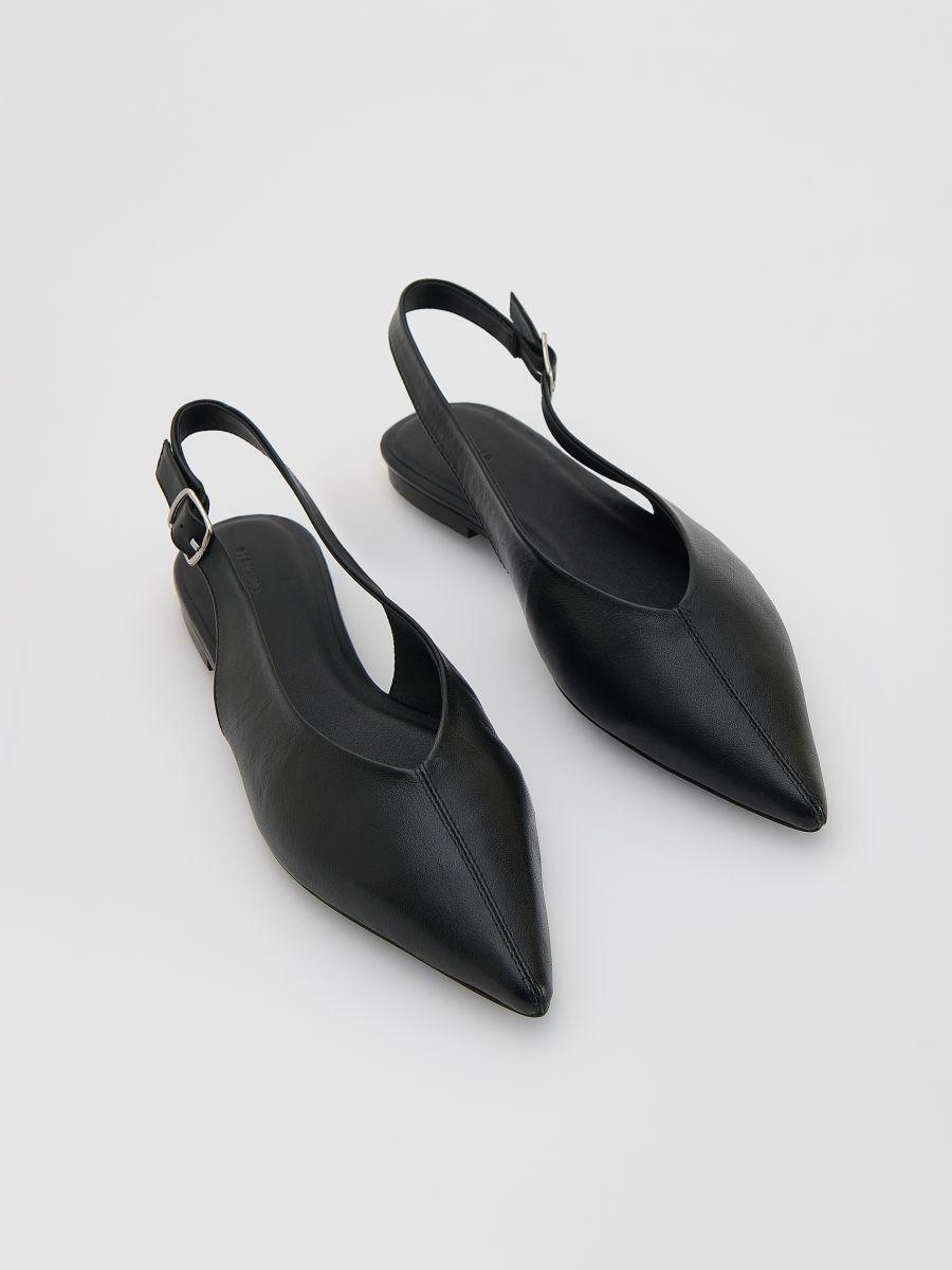 Ballerines en cuir - Noir - RESERVED - 3