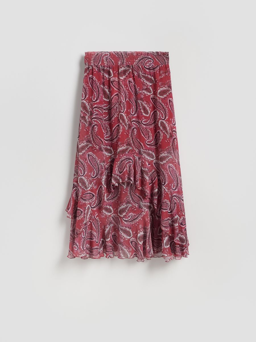 Patterned maxi skirt - multicolor - RESERVED