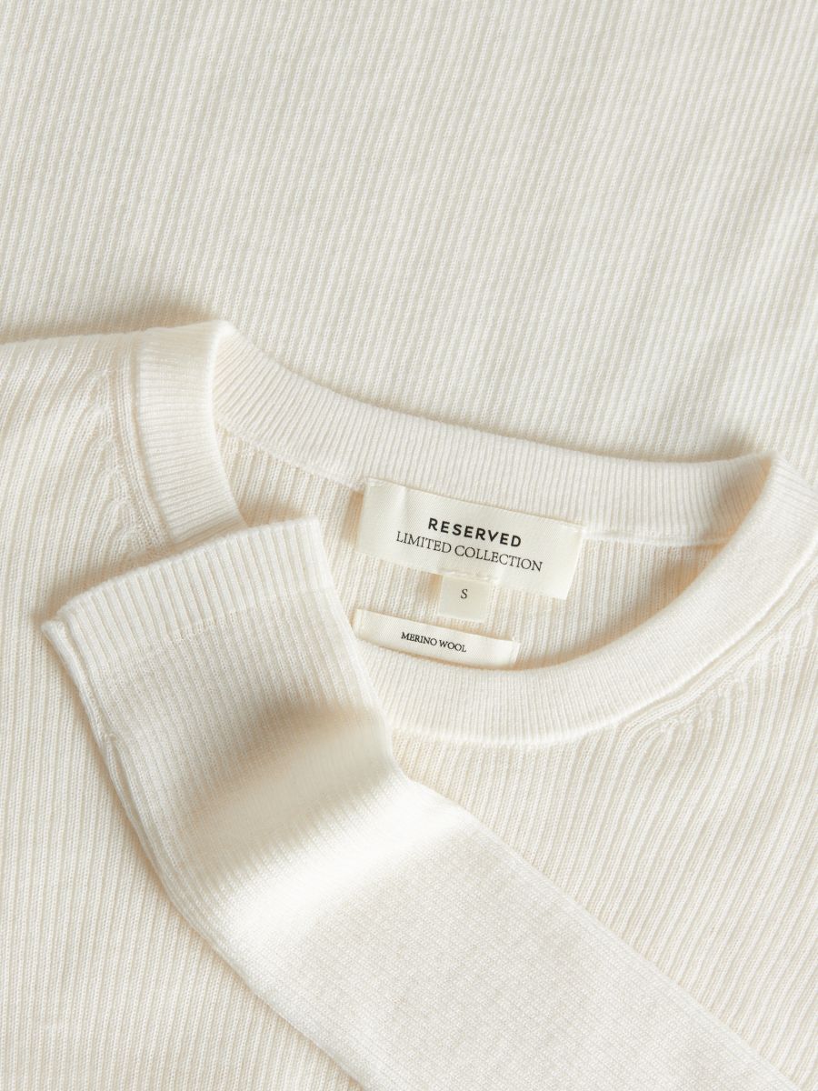 LADIES` BLOUSE - cream - RESERVED - 6