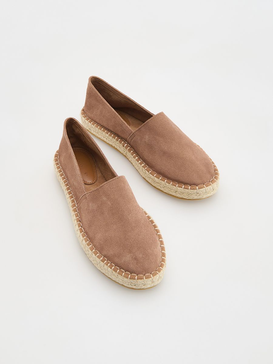 Espadrilles en daim - rose pastel - RESERVED - 2