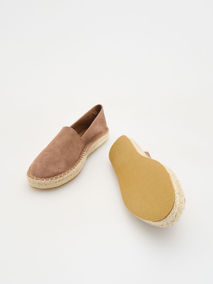 Espadrilles en daim - rose pastel - RESERVED - 4