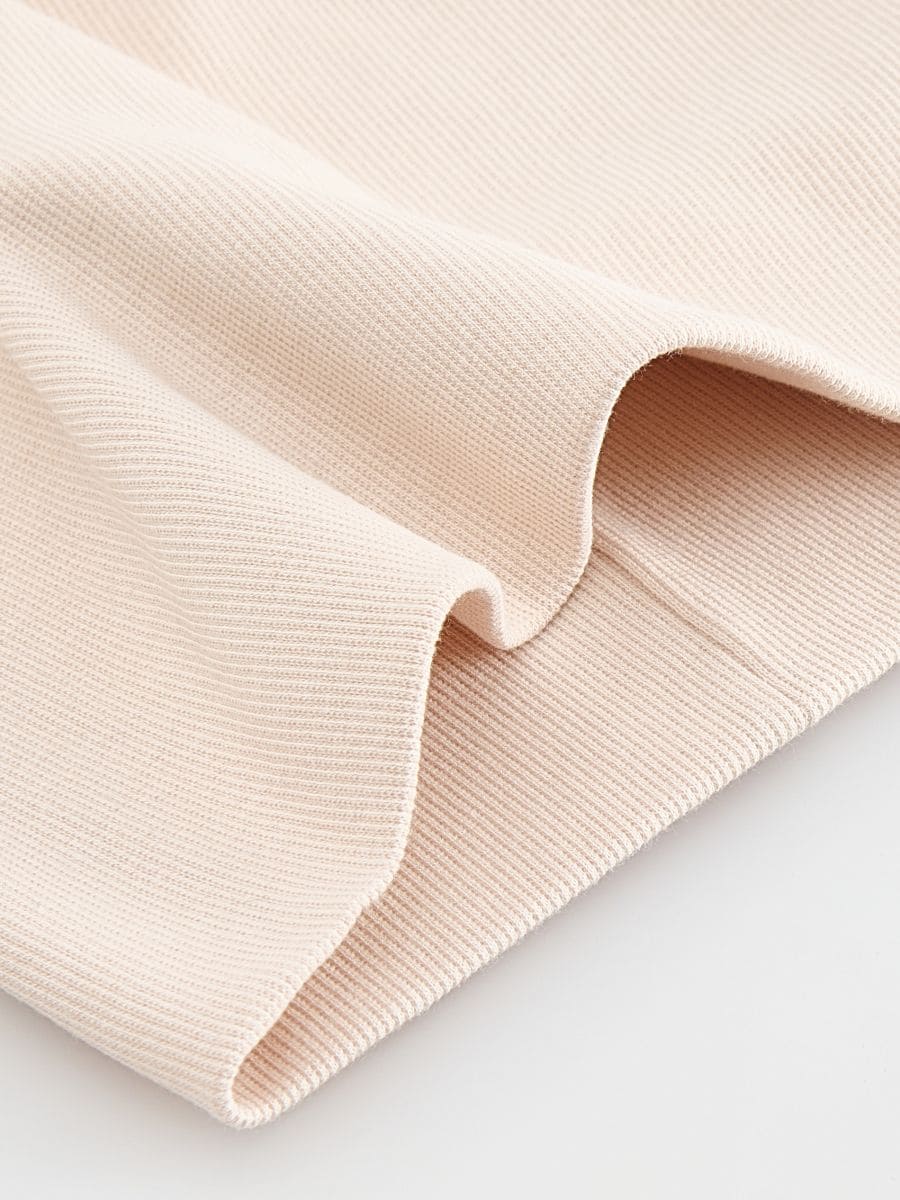 Sciarpa ad anello in misto cotone - nude - RESERVED - 2