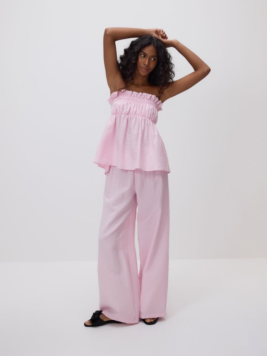 LADIES` TOP - pink - RESERVED - 2