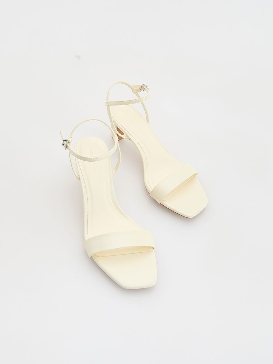 Heeled sandals - white - RESERVED - 4