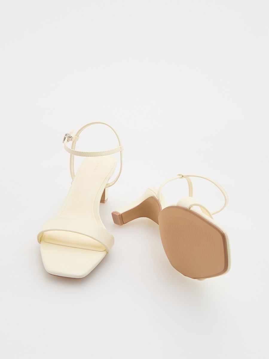 Heeled sandals - white - RESERVED - 6