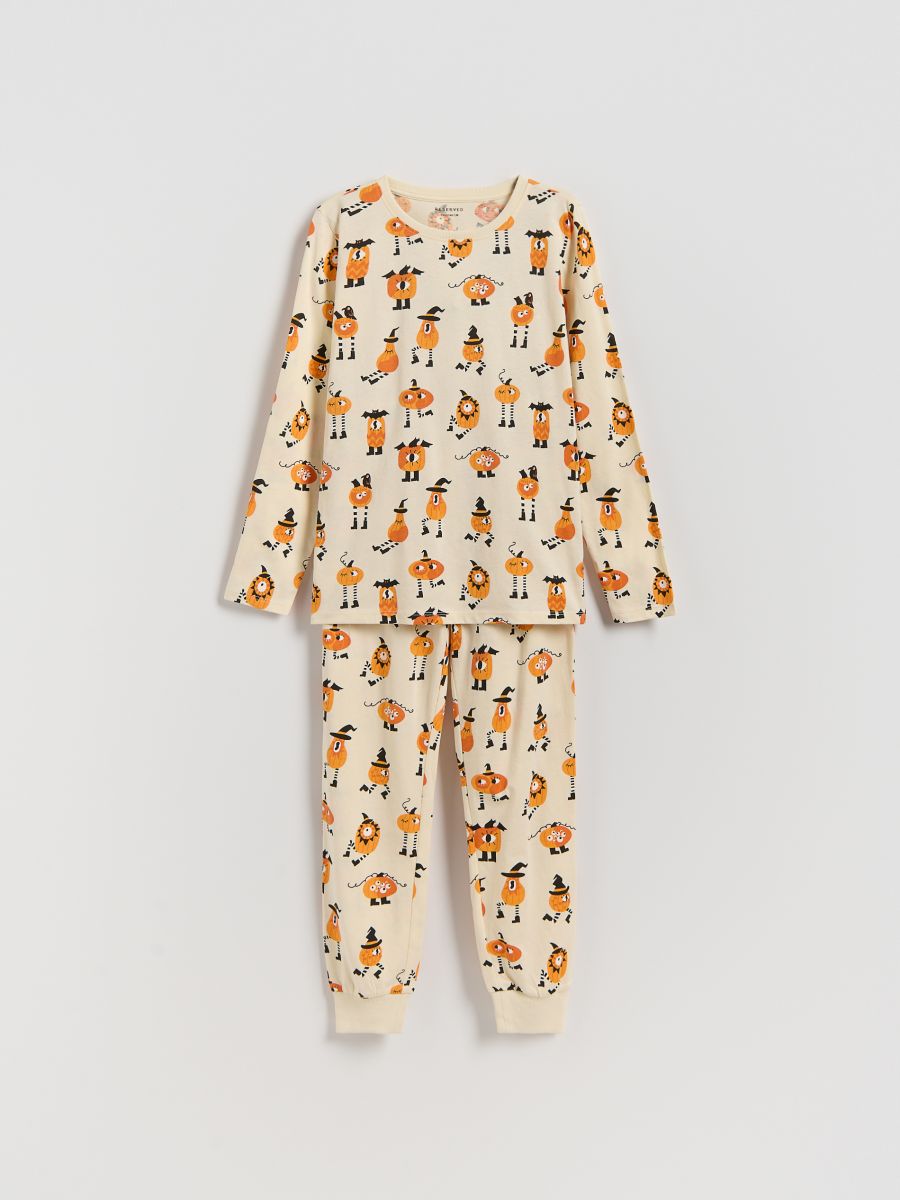 Ensemble de pyjama deux-pièces - jaune paille - RESERVED