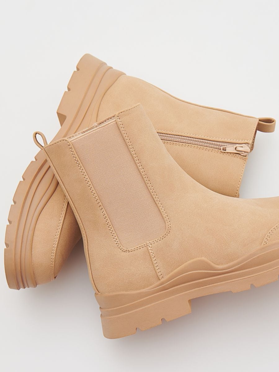 Botins com fecho de correr - BEGE - RESERVED - 5