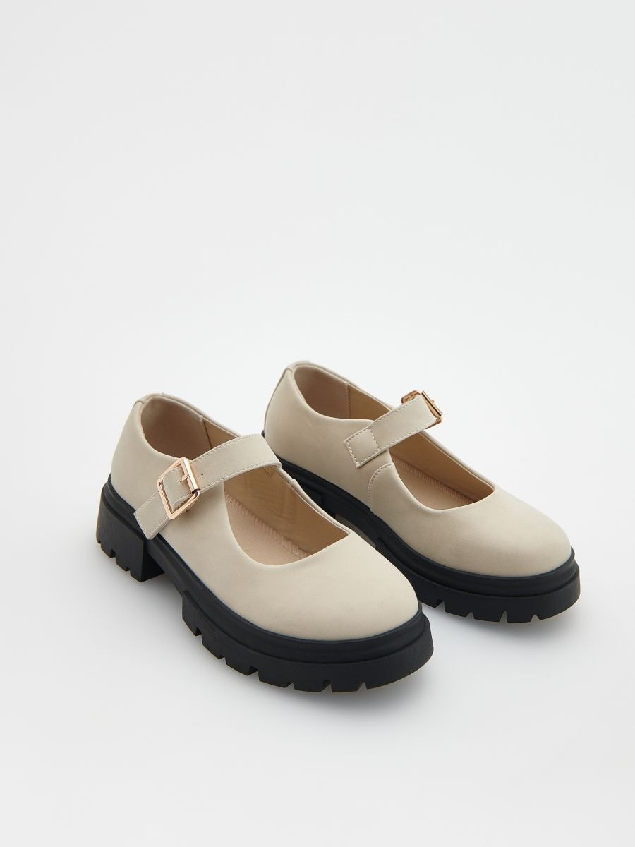 Mokasini s paščki - beige - RESERVED - 2