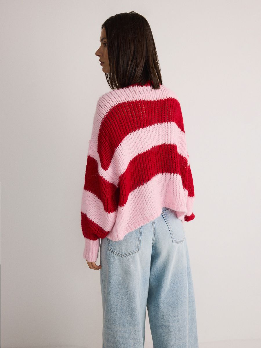 Strickjacke mit Bindedetail - bunt - RESERVED - 5