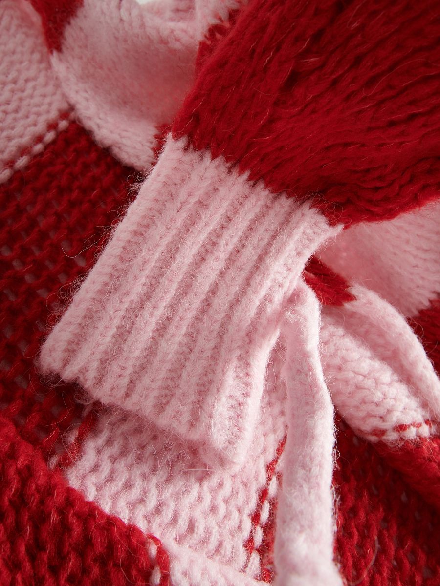 Strickjacke mit Bindedetail - bunt - RESERVED - 7