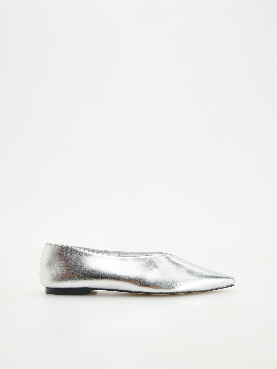Silver ballerinas - silver - RESERVED