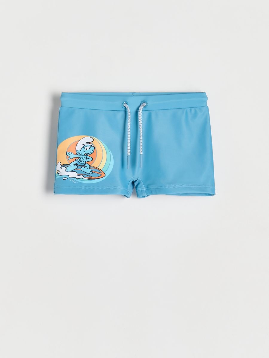 BOYS` SWIMMING TRUNKS - ΑΝΟΙΧΤΟ ΜΠΛΕ - RESERVED