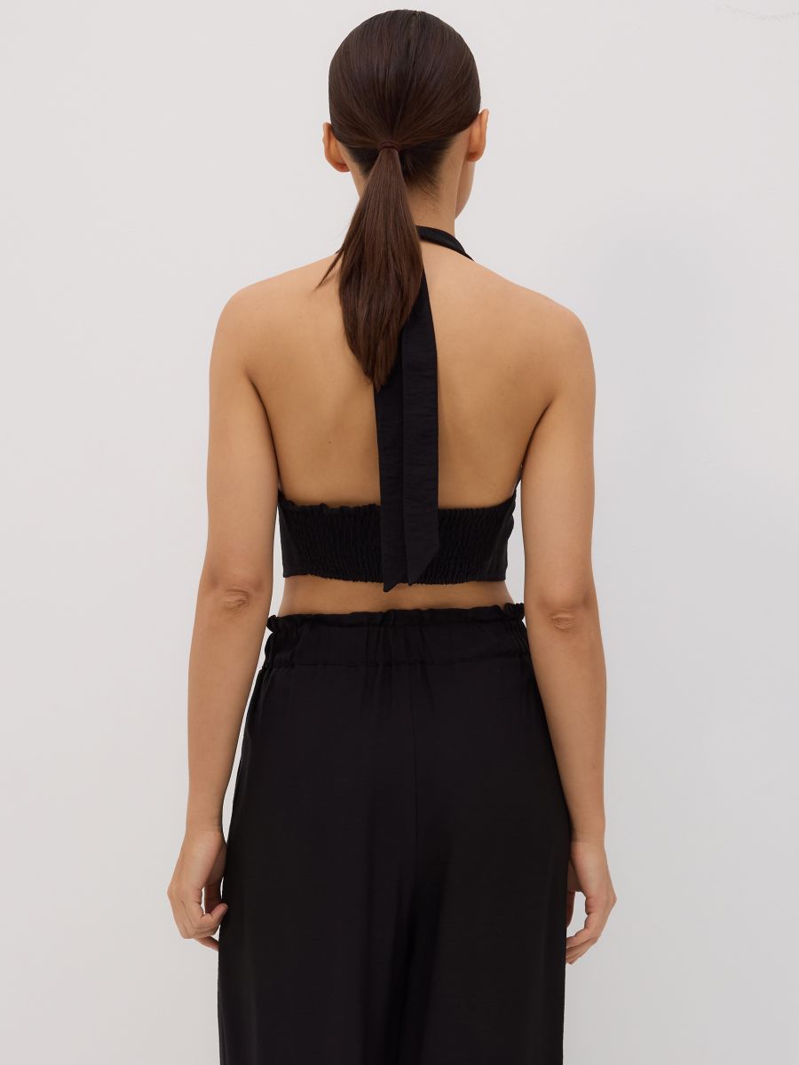 user_676b92d4 ページ Bluzka PINKO Beccaccia body drapowana czarna - EGO IST IN