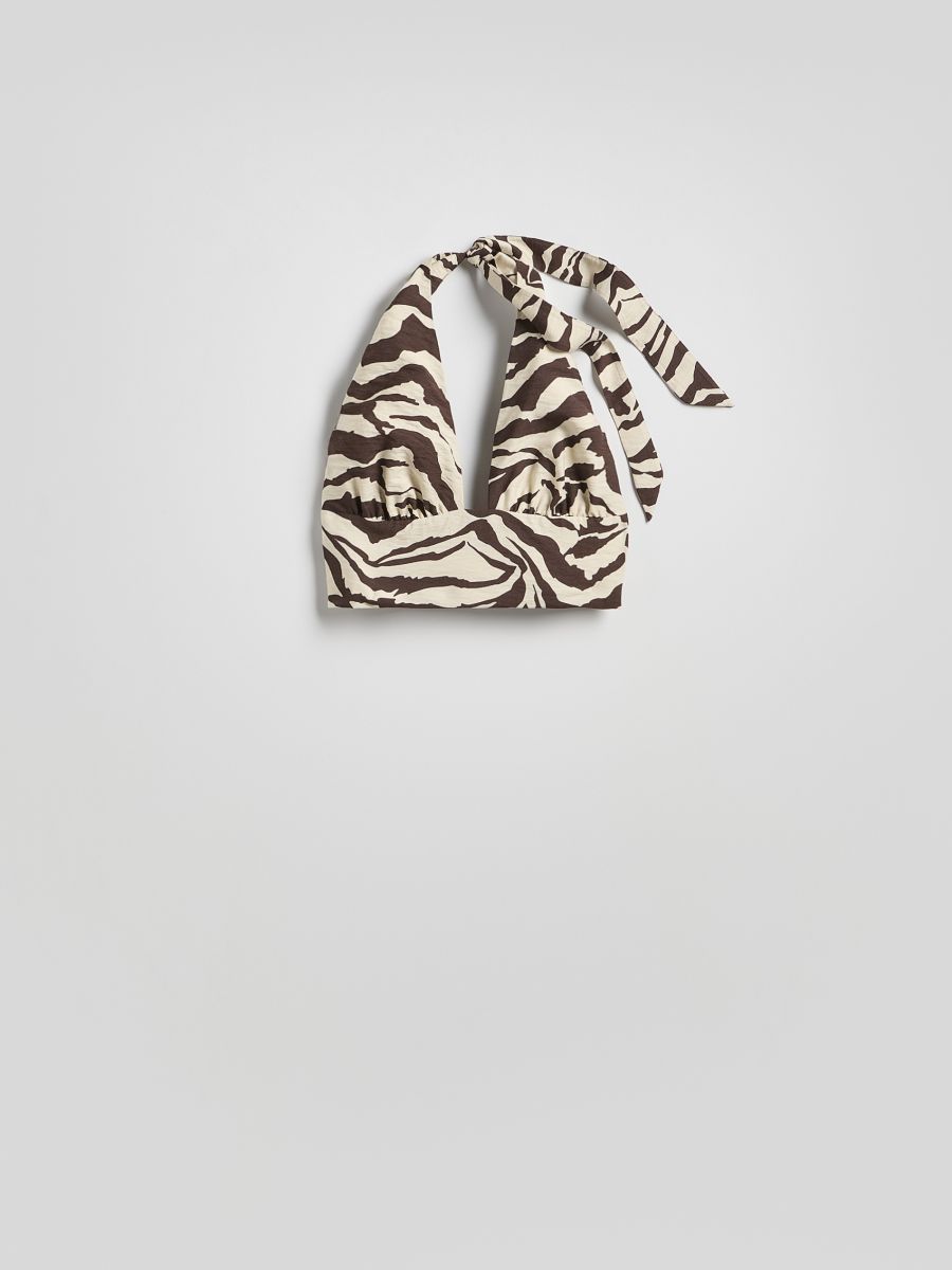 Top with decorative tie - multicolor - RESERVED - 4