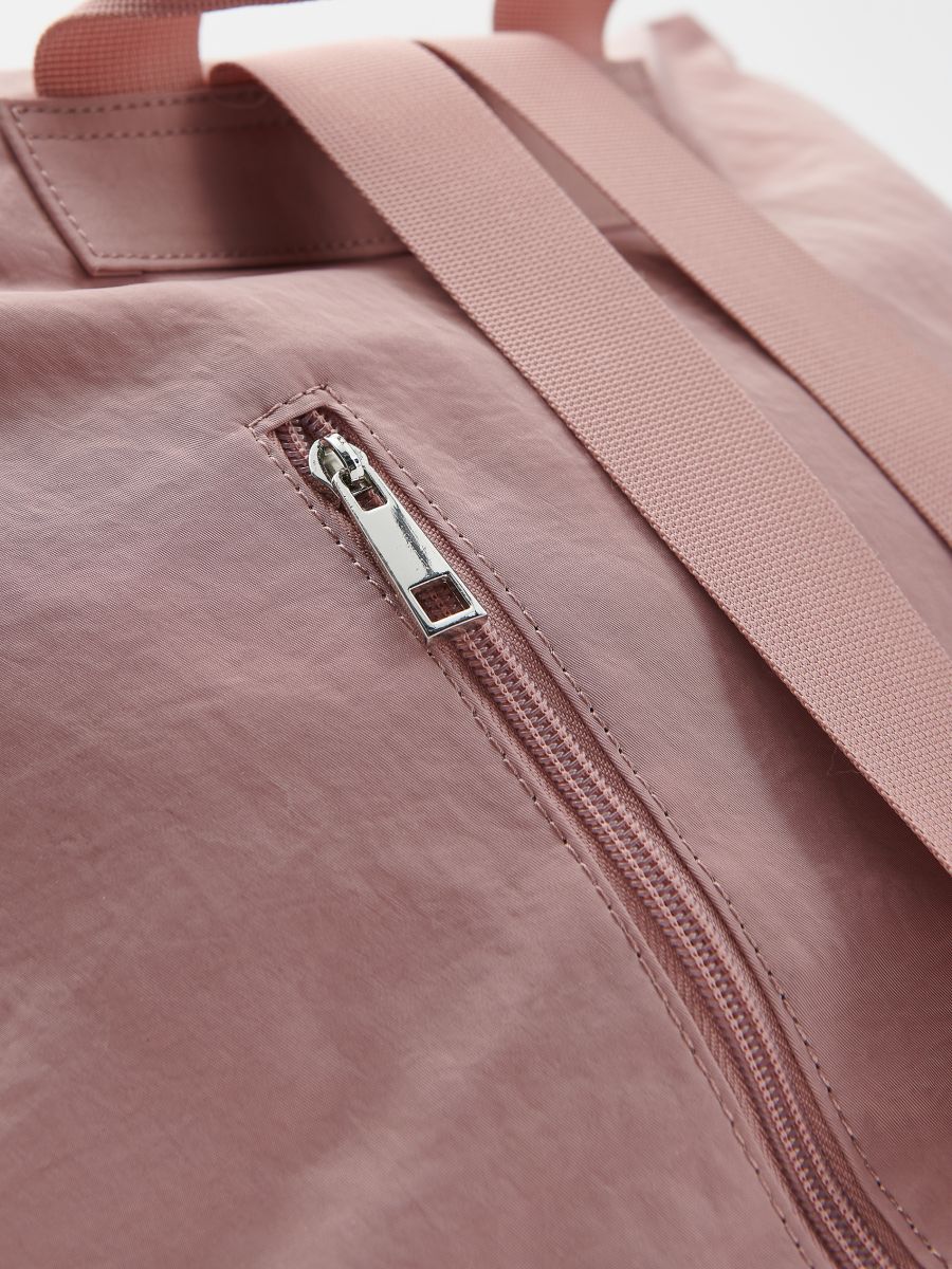 Backpack with handle - pastel pink - RESERVED - 4