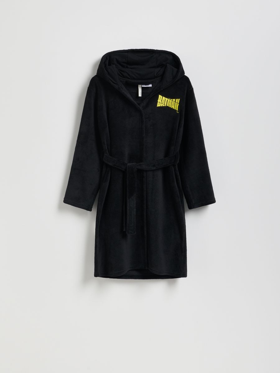 Men`s dressing gown - black - RESERVED