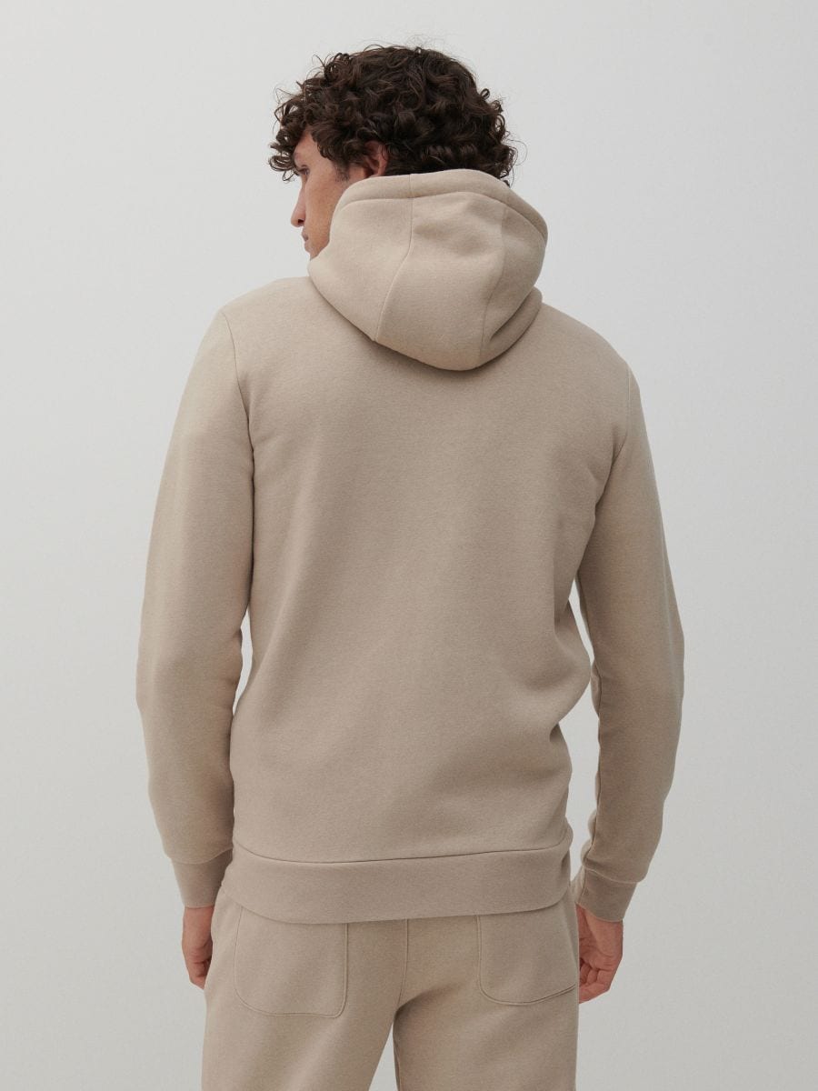 Zip up hoodie - beige - RESERVED - 4