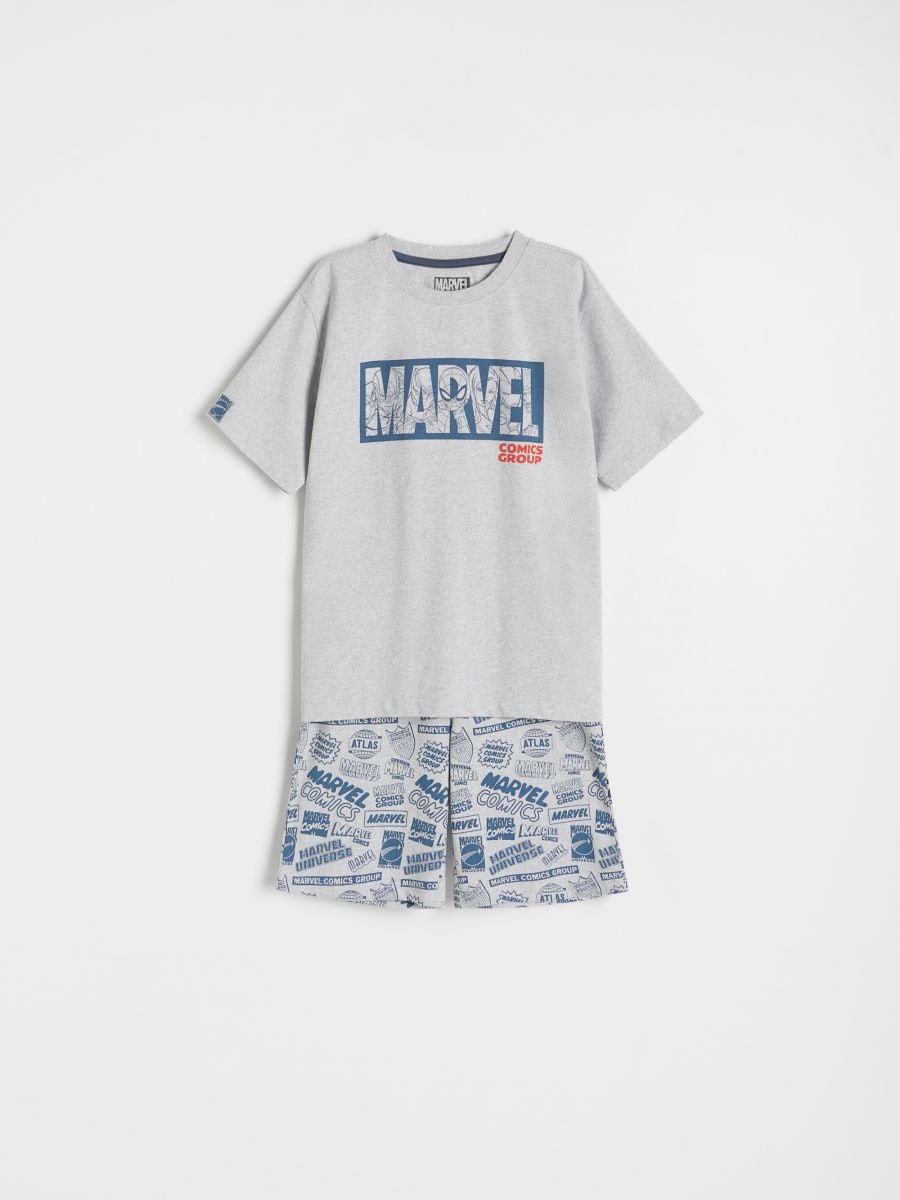Divdaļīga Marvel pidžama - tumši pelēka - RESERVED