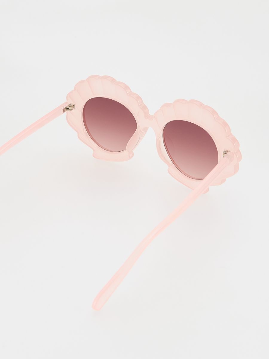 Shell-shaped frame sunglasses - pink - RESERVED - 3