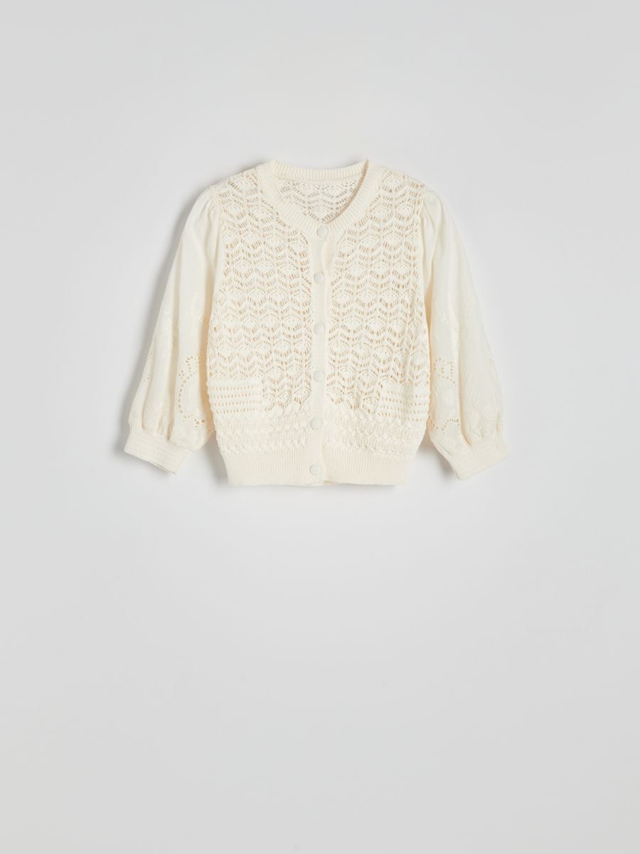 Häkelpullover - creme - RESERVED - 5